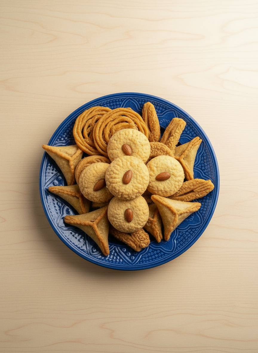 Assiette en céramique artisanale marocaine – Vaisselle fait main décorative