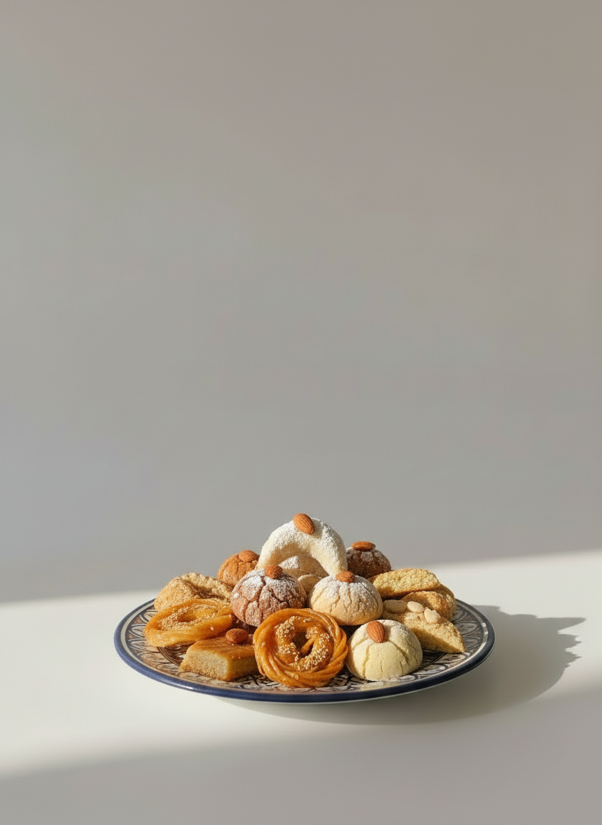 Assiette en céramique artisanale marocaine – Vaisselle fait main décorative
