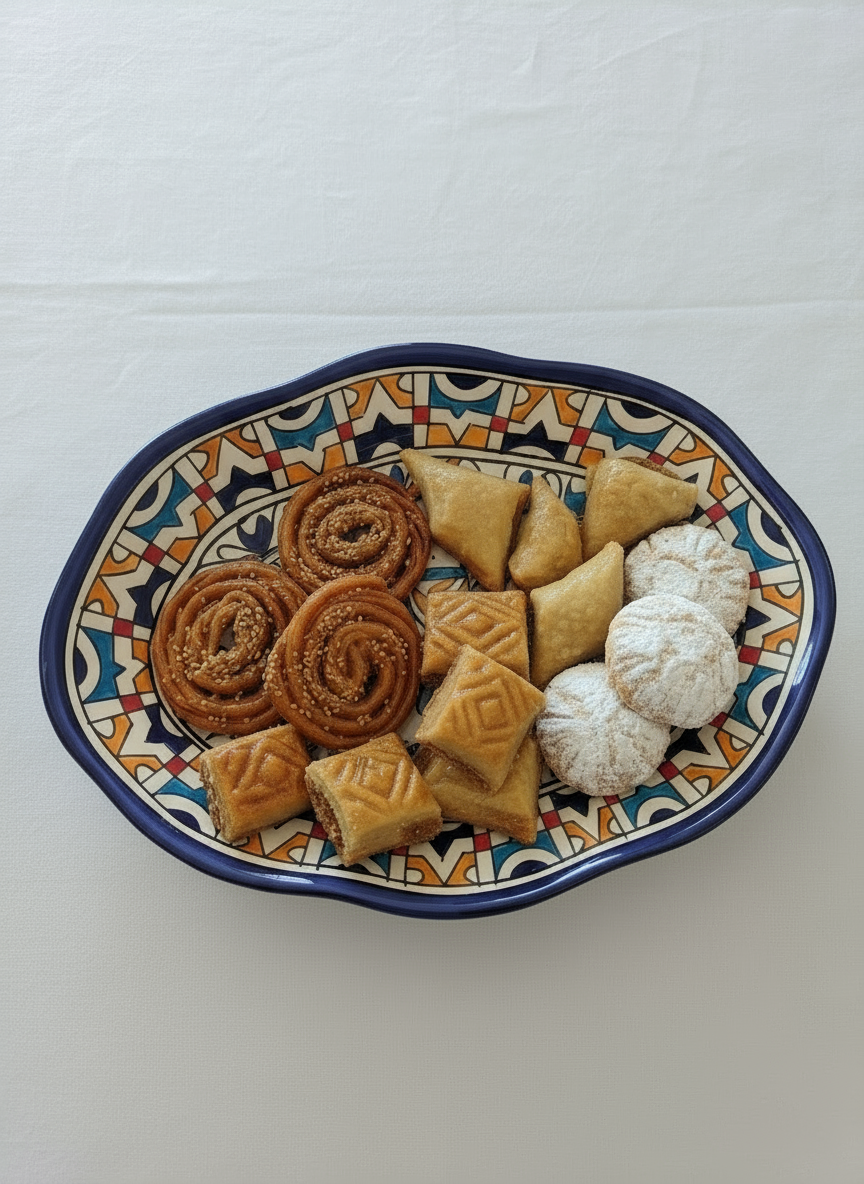 Grande assez ovale multicolore