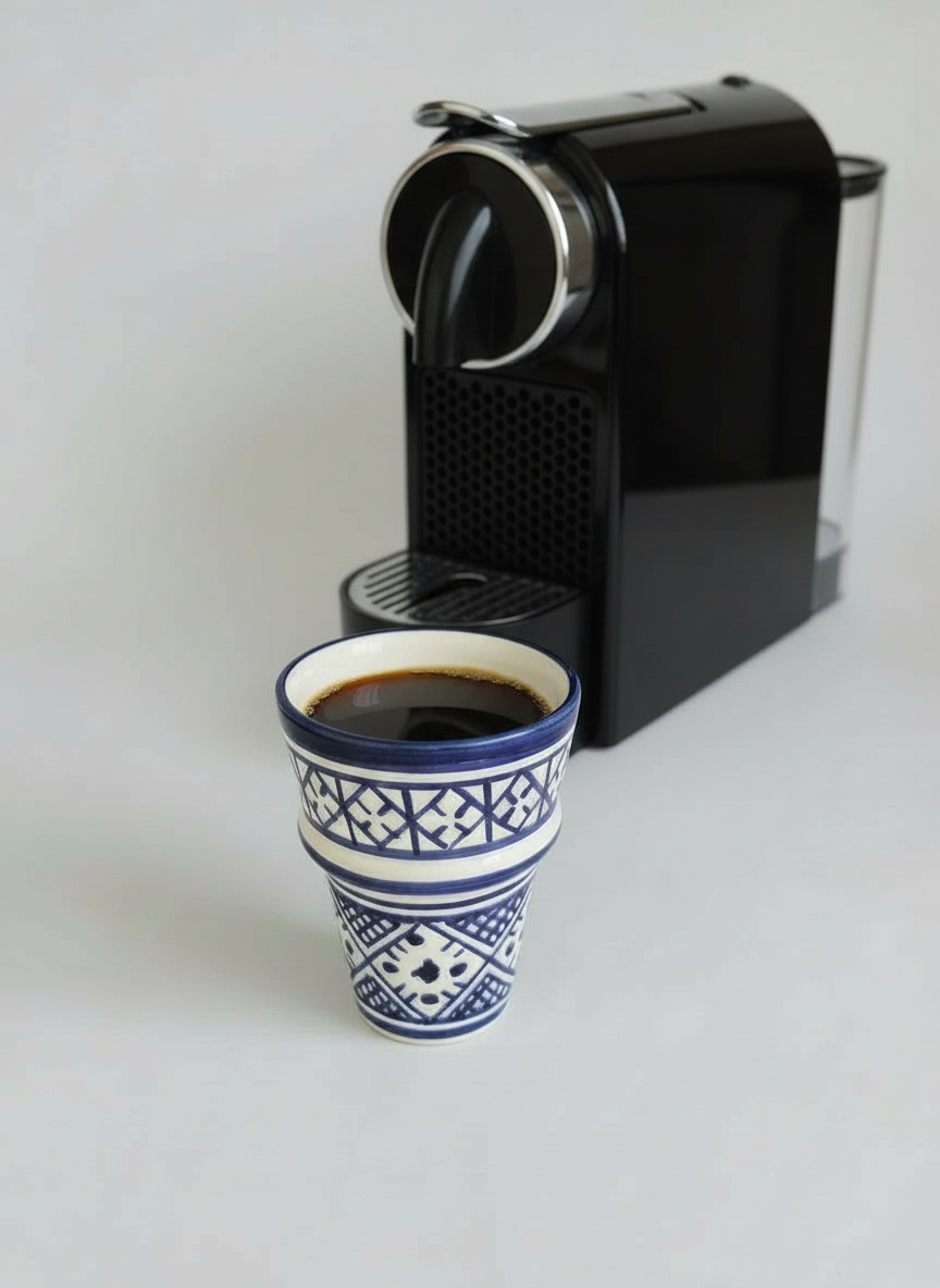 Mini mug bleu de Fes