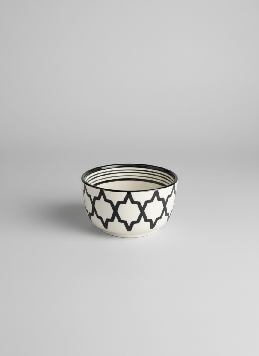 Bol en céramique artisanale marocaine – Vaisselle artisanale fait main