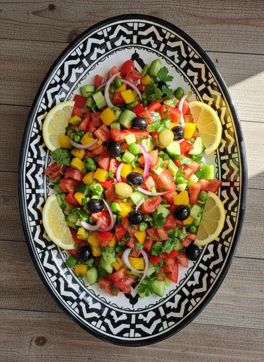 Assiette moyenne ovale